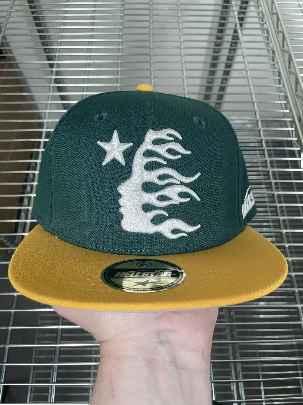 Hellstar Baseball Fitted Hat Green